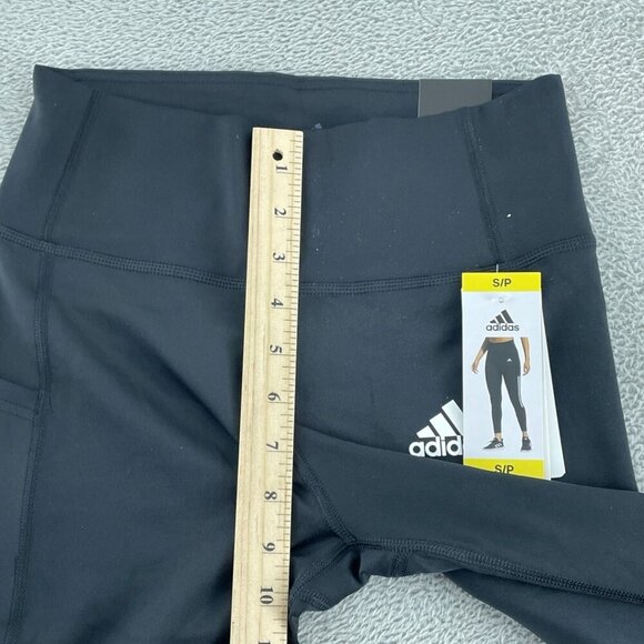 Adidas Womens S Black High-Rise 7/8 AEROREADY Leggings NWT 6003 - Picture 8 of 11